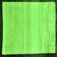 thumbnail image 1 of Ahgly Company Indoor Square Solid Green Modern Area Rugs, 5' Square, 1 of 4