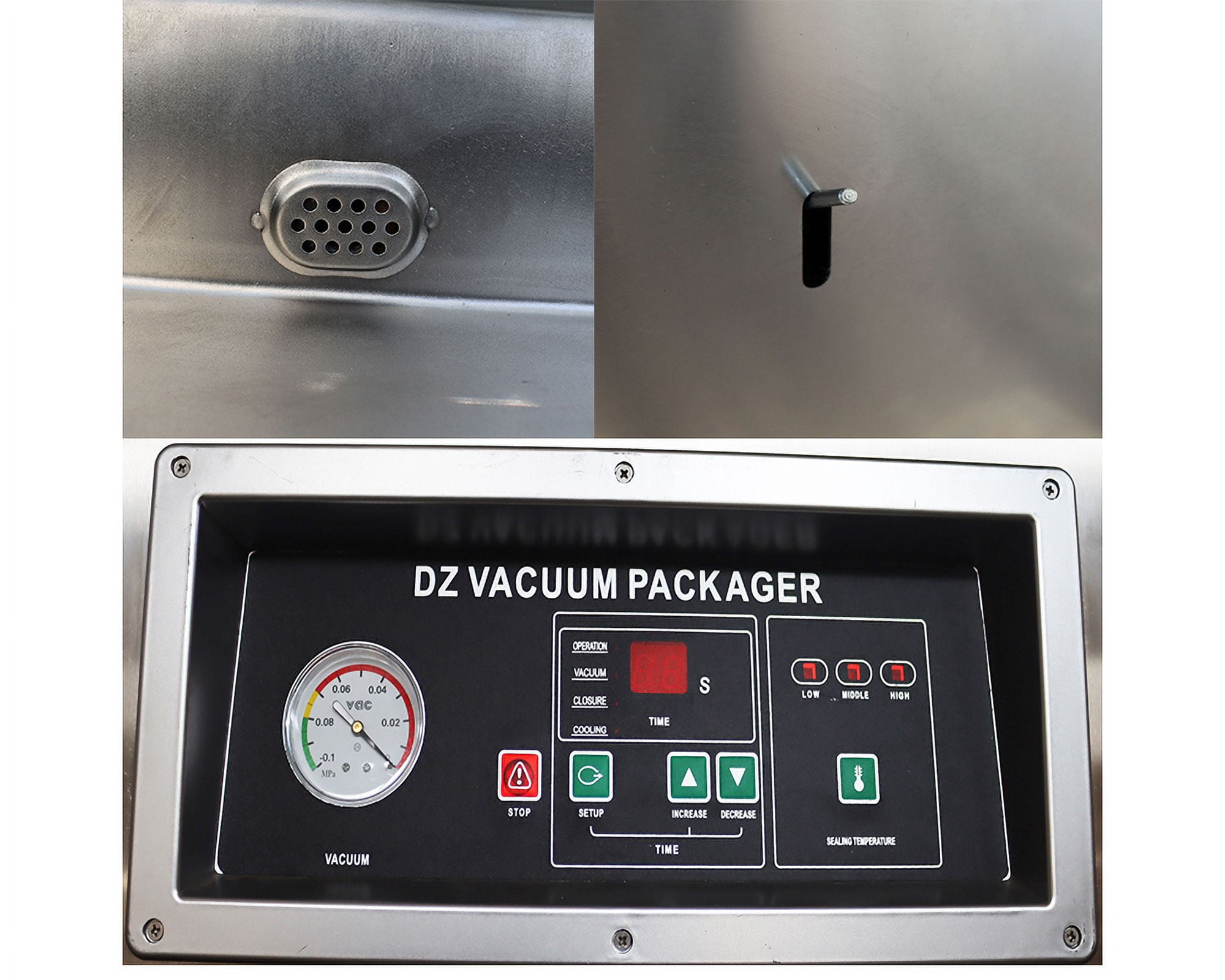 INTSUPERMAI DZ-500 Single Chamber Vacuum Packaging Machine Automatic Vacuum Sealer