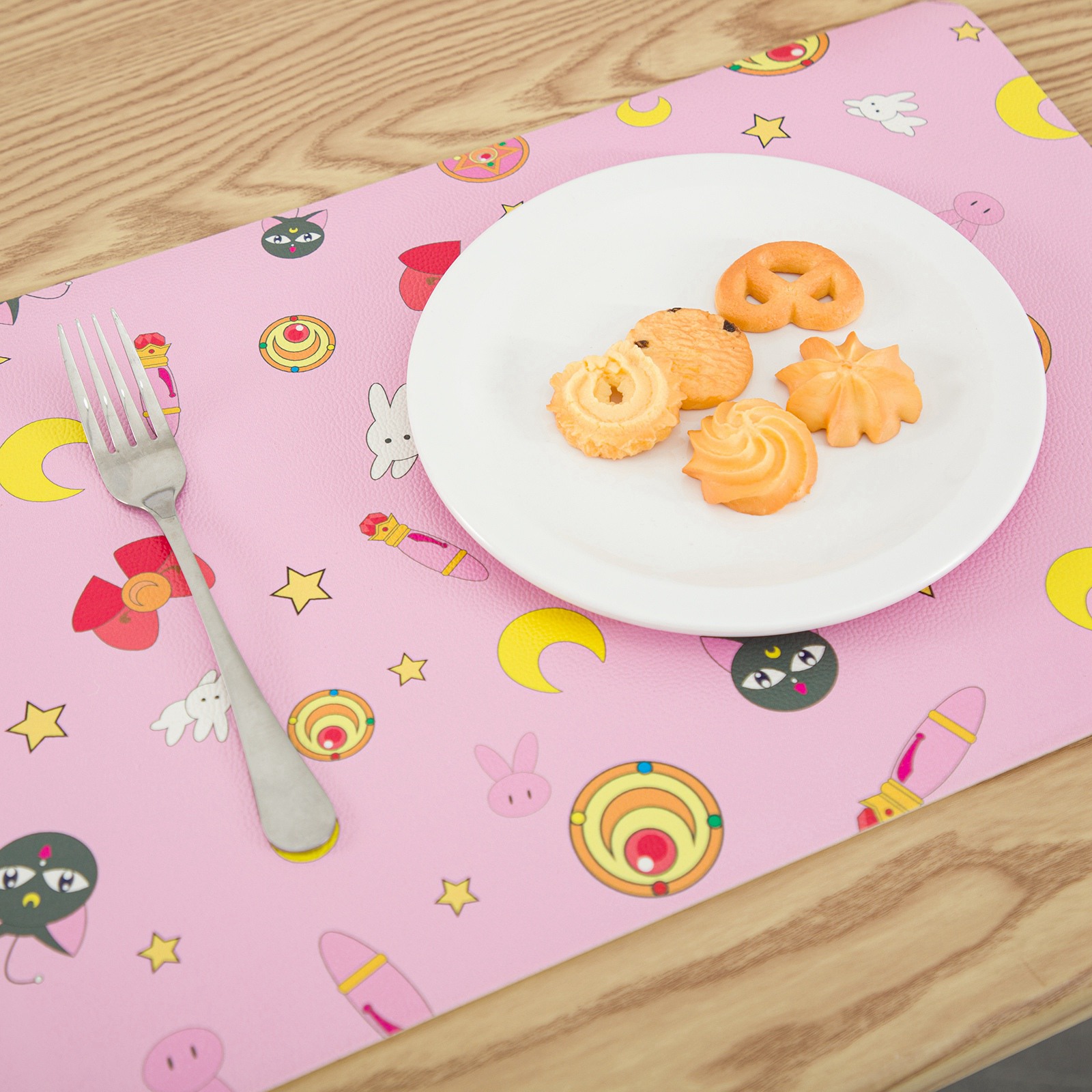 RAY STAR Placemats Set of 4, Vinyl Washable Wipeable Place Mats-12inx18in, Heat Resistant Waterproof Place Mat