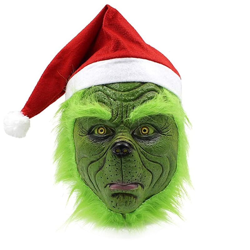 Xmas The Grinch Cosplay Mask Costume Christmas Prop Helmet How the Grinch Stole 