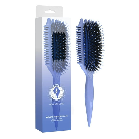Bounce Curl Volume EdgeLift Brush, 5-in-1 Tool for Volumized, Defined Curls, Waves & Coils - Blue
