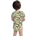 thumbnail image 3 of Xecao Jungle Animals Pattern Baby Climbing Bodysuit Short Sleeve Onesie Unisex 0-12 Months Baby Shirt Newborn Outfits Crotch snap design-, 3 of 6