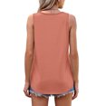 thumbnail image 5 of TAGOLD Womens Plus Size Casual Tops, Womens Summer Short Sleeve Tops,Women's New Solid Color Round Neck Camisole Sleeveless, 5 of 5