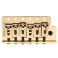 thumbnail image 3 of Wilkinson M Series 54mm(2-1/8 inch) String Spacing 6-Screw Modern Style Saddle Guitar Tremolo Bridge with Push-In Arm 36mm Block for Strat Style Electric Guitar, Gold, 3 of 5