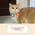 thumbnail image 3 of Abbraccia Flor artesanal para mascotas, ajustable, para gatos y perros, 3 of 6
