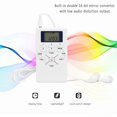 thumbnail image 2 of FM Pocket Radio - Mini Portable Radio Receiver LCD Display with Headphones - Personal Digital Tuning Walkman Radio for Walking Jogging Gym Camping, 2 of 5