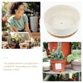 thumbnail image 4 of Succulent Pot with Tray Ceramic Planter Pot Garden Succulent Planter Pot Ceramic Plant Pot, 4 of 8