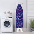 thumbnail image 3 of HELLHERO Neon Butterfly Love Elastic Edge Ironing Board Cover 3 Fasteners Table Top Ironing Board Cover for Friends(Not Heat Resistant), 3 of 5