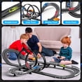 thumbnail image 2 of Set de pista de carreras de coches tragamonedas Jumplanma con 4 coches y 2 controladores, 2 of 6