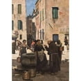 thumbnail image 3 of Teodor Axentowicz 14x18 Black Modern Framed Museum Art Print Titled - At a Water Well (1883), 3 of 5