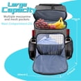 thumbnail image 2 of BAGLHER Mochila enfriadora 30 latas Mochila liviana con aislamiento Enfriador a prueba de fugas, Mochila liviana con refrigerador para almuerzo, picnic, senderismo, camping, playa, parque, excursiones, 2 of 5