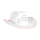 thumbnail image 3 of Sombreros de vaquera, gorra, decoración, vestido, tocado, sombrero de vaquero occidental para niñas, carnaval Blanco, 3 of 9