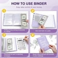 thumbnail image 5 of 100 Days Money Saving Challenge Coin Envelope Budgetstorage Book Mini 100 Day Envelope Savings Challenge Book, Cash Money Budget Planner Binder Envelopes to Save $5,050, $500, $10,000, 5 of 7