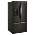 thumbnail image 3 of Whirlpool Freestanding French Door Refrigerator, Black, 3 of 5