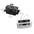 thumbnail image 3 of Kenally DC 12V RVs Reemplazo de ventilación lateral Vehículo Caravanas Ventilación Ventilador de escape Accesorios automotrices de bajo Herramientas eléctricas Negro, 3 of 6