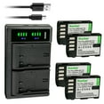 thumbnail image 1 of Kastar 4-Pack Battery and LTD2 USB Charger Replacement for Sigma SD Quattro, Sigma SD Quattro H Digital Camera, Sigma PG-41 Battery Grip for sd Quattro & H Digital Camera, 1 of 6