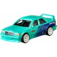 thumbnail image 5 of Hot Wheels Mercedes Benz 190E and Fleet Flyer Premium Collector Vehicle Playset, 5 of 7