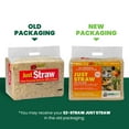 thumbnail image 2 of EZ-STRAW Just Straw All-Purpose Clean Processed Straw Bale, 1 cu. ft. (Covers 200 sq. ft.), 2 of 5