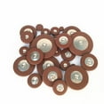 thumbnail image 3 of MLINS 28 Pcs 萨 斯皮垫套装 Saxophone Pads Replacements Alto Mouthpiece Brown, 3 of 8