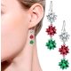 thumbnail image 2 of Pendientes de mujer - Pendientes de Navidad para mujer Pendientes de Navidad para niñas Pendientes de Navidad para mujer Regalos de Adviento para mujer, 2 of 5