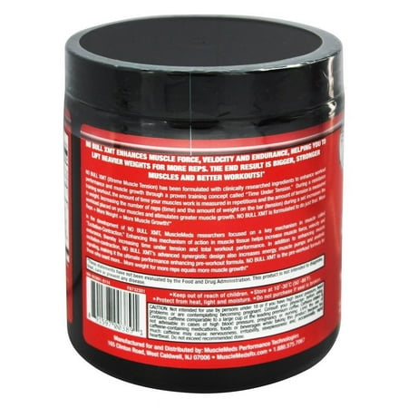 MuscleMeds - NO Bull XMT Pre-Workout Lemon Ice - 230 Grams