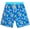 Blue Flowers, variant on Quad Seven Boys' Swim Trunks - Quick Dry Board Shorts Bathing Suit (Size: 8-18)