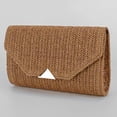 thumbnail image 3 of Bolso Bandolera Elegante Hombro Sencillo Tejido Paja para Mujer Hobo, 3 of 9
