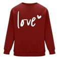 thumbnail image 4 of PNTUTB Valentine's Day Men's Fashion Print Classic Crew Neck Long Sleeve Casual Loose Pullover Comfort Sweatshirts, 4 of 6