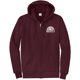 thumbnail image 1 of Sudadera con capucha Gravity Outdoor Co. Zip-Up Maroon 2x-Large, 1 of 2
