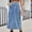 Blue, variant on GaThRRgYP Long Cargo Skirt for Women with Pockets,Women's Spring and Summer Denim Dress Pocket Skirt Casual Mid-length Skirt