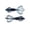 Navy, variant on 10Pcs Dual Color Soft Shrimp Fishing Lures with Glitter Flakes, Realistic Prawn Imitation Baits for Saltwater, Soft Plastic Worms for Bass, Gray