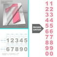 thumbnail image 2 of iSYFIX Pink Vinyl Numbers Stickers - 1.5 Inch Self Adhesive 2 Sets - Premium Decal Die Cut & Pre-Spaced for Mailbox, Signs, Window, Door, Cars, Trucks, Home, Business, Address Number, 2 of 6