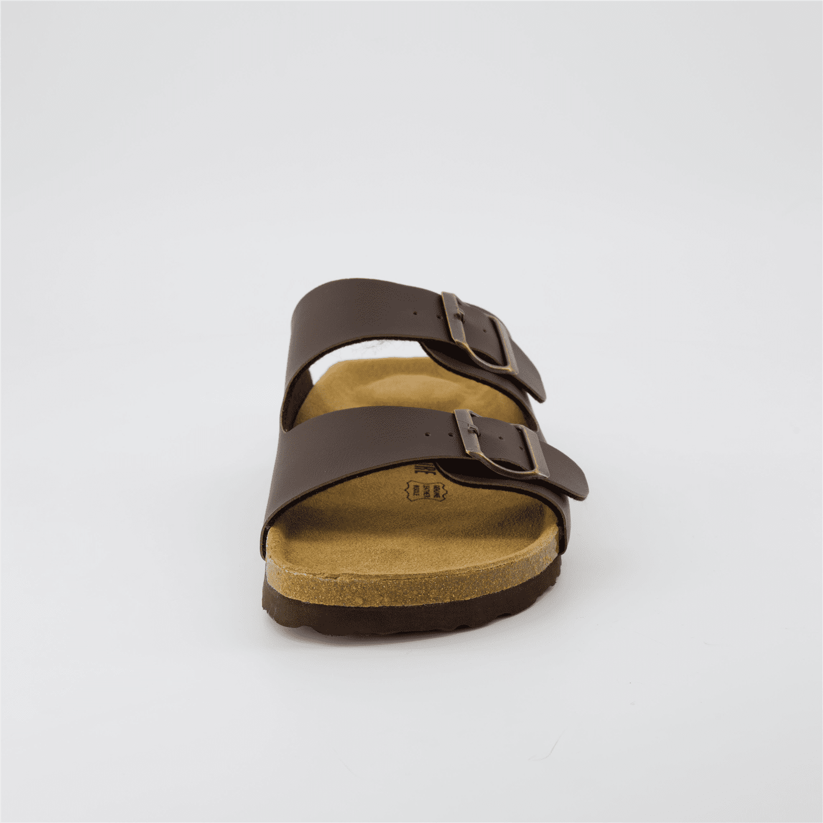 CUSHIONAIRE Lane Cork Mens Sandals, Adjustable Buckle Slides 