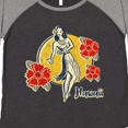 thumbnail image 4 of Inktastic Retro Hula Girl Women's Plus Size T-Shirt, 4 of 5