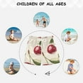 thumbnail image 6 of FORMRS Boys Swim Trunks Quick Dry Mesh Liner Boardshorts Sizes XS-XL, Cute Cherry, 6 of 7