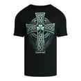 thumbnail image 2 of St. Patrick's Day Men's Graphic Tee Celtic Cross from Way to Celebrate, Sizes XS-5XL, 2 of 5