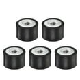 thumbnail image 4 of M8 D30mmxH20mm Female/Female Rubber Mounts Zinc Plating 5Pack, 4 of 6