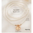 thumbnail image 2 of NICKSUN Imitation Pearl Beaded Heart Layered Pendant Necklace for Women,14k Gold Plated Punk Stacked Choker Necklace,Charm Statement Celebration Gift, 2 of 7
