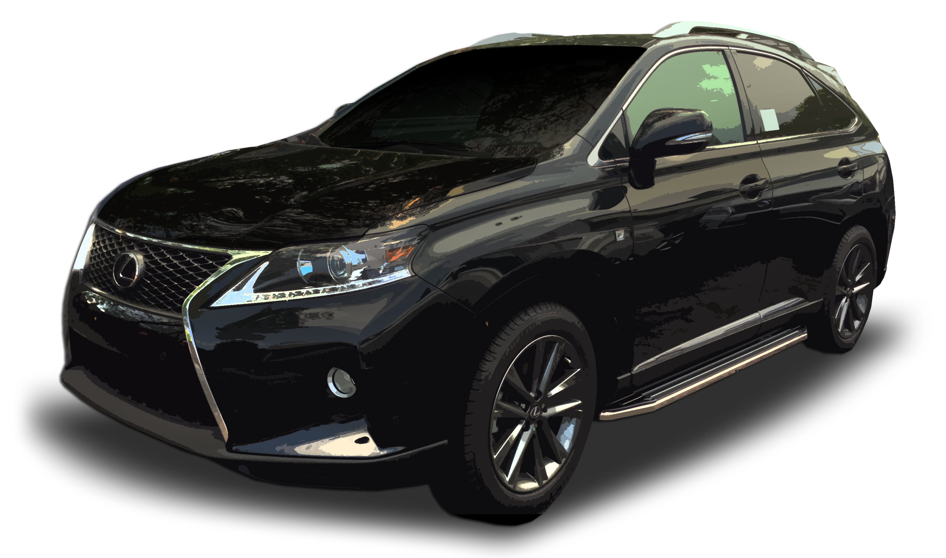 Broadfeet // Running Boards R11 Series 20102015 Lexus RX350 / RX450H Includes F Sport Models