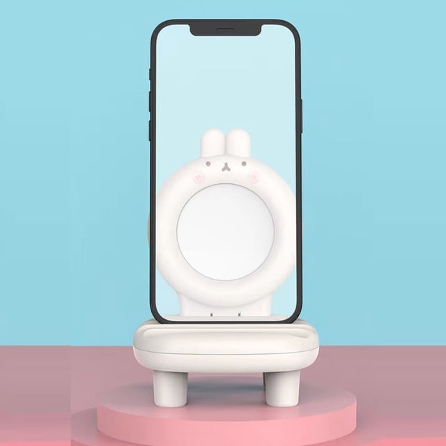 Support de Téléphone en Forme d'Animal de Bande Dessinée Mignon avec Angle Réglable, Support de Tablette pour Voyage de Bureau à Domicile