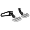thumbnail image 2 of Pedal Trasero De Motocicleta, 1 Par De Reposapiés Traseros De Motocicleta Clavija De Pie Ajustable Para Pasajero Para R18 2020-2022(plata), 2 of 5