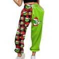 thumbnail image 4 of Grínch Pajama Pants Women, Grínch Character ChristmasPajama Pants Sleepwear Lounge Pants Drawstring Pajama Joggers(Red, XL), 4 of 6