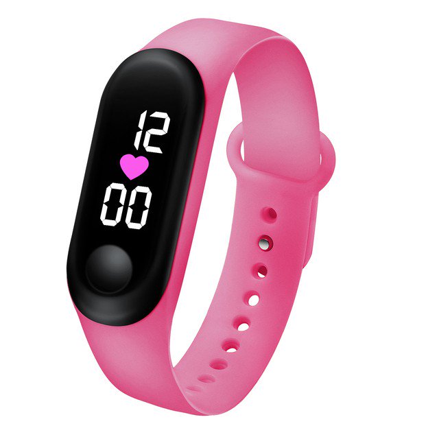 Promoción Unisex Silicona Led Digital Relojes Para Hombres Y Mujeres Gao Jiahui unisex