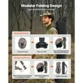 thumbnail image 6 of KFFKFF Portable Hunting Blind for One Person, Camouflage Tent with Carrying Bag, Durable Concealed Shelter Featuring Silent Zipper Door and Window, Ideal for Turkey and Deer Hunting, 6 of 9