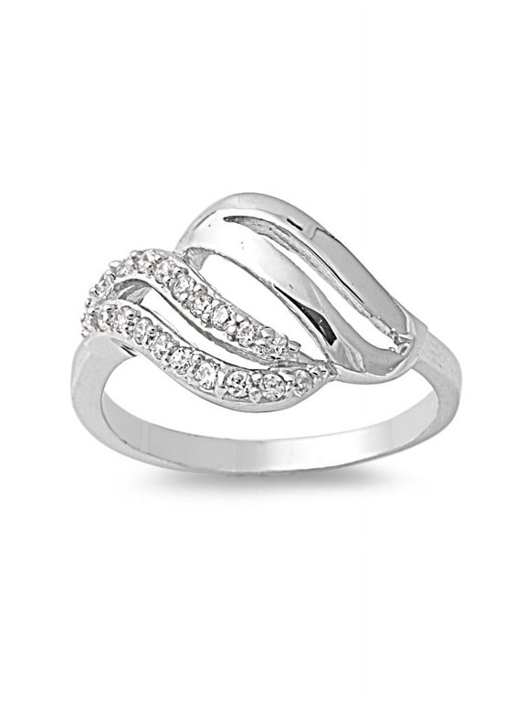 Transformation Cubic Zirconia Ring Sterling Silver 925