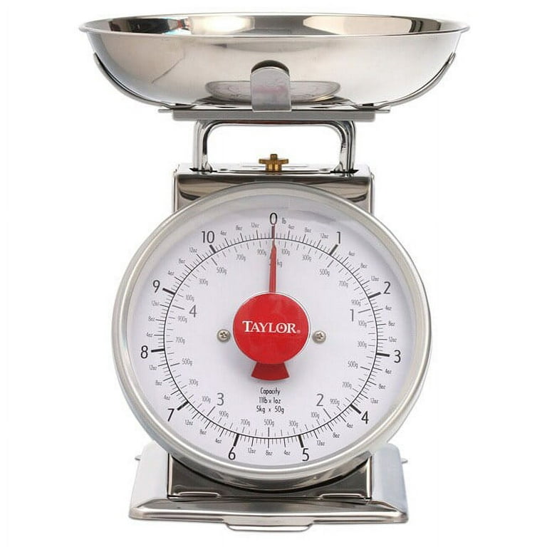 Taylor 3710-21 Stainless Steel Mechanical Kitchen Scale