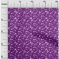 thumbnail image 1 of oneOone Silk Tabby Purple Fabric Dots Diy Clothing Quilting Fabric Print Fabric By Yard 42 Inch Wide, 1 of 1