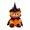 Orange, variant on White Halloween Whimsical Teddy Bear Plush Toy Decorative Stuffed Animal Ornament For Home Holiday Decor