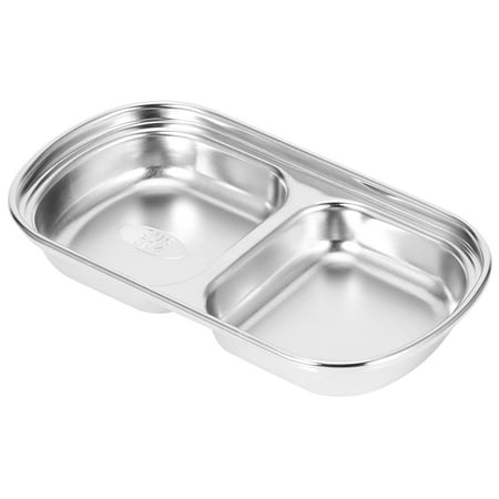

Salad Flavor Serving Dish Vinegar Dish Stainless Steel Sauce Dish Restaurants Use Party Use For Snack Appetizer 2 Grids 3 Grids