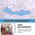 thumbnail image 5 of Spooky Cute Coloring Book for Adults & Teens Featuring Adorable Creepy Creatures in Cozy Hygge Moments for Relax, 5 of 5